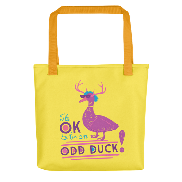 tote bag It’s OK to be an odd duck Raising Dion Esperanza fan Netflix Sammi Haney different bird