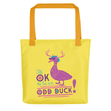 tote bag It’s OK to be an odd duck Raising Dion Esperanza fan Netflix Sammi Haney different bird