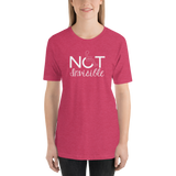 Shirt not invisible disabled disability special needs visible awareness diversity wheelchair inclusion inclusivity impaired acceptance
