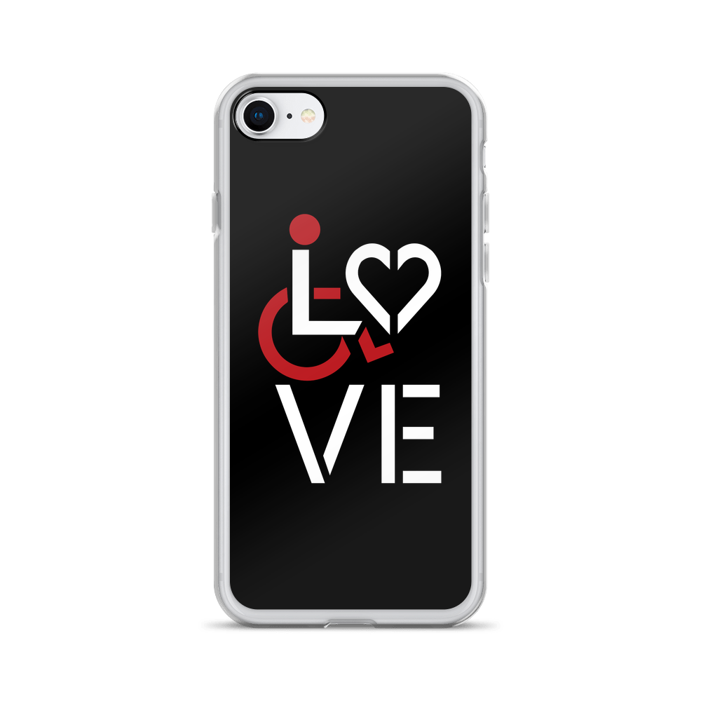 LOVE (for the Special Needs Community) iPhone Case Stacked Design 1 of –  Sammi Haney's DisabilityShirts.com