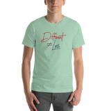 Different Does Not Equal Less (Original Clean Design) Adult Light Color Shirts