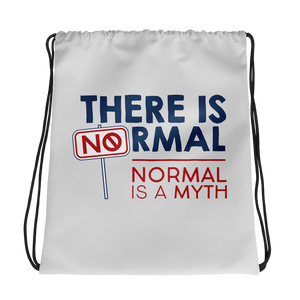 drawstring bag there is no normal myth peer pressure popularity disability special needs awareness diversity inclusion inclusivity acceptance activism