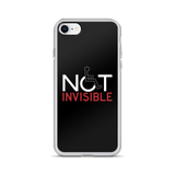 Not Invisible (Black iPhone Case)