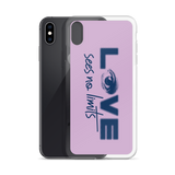 Love Sees No Limits (Halftone Design, iPhone Case)