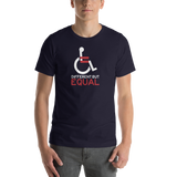 Different but Equal (Disability Equality Logo) Unisex Shirt Dark Colors