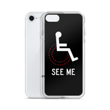 See Me (Not My Disability) Black iPhone Case Unisex