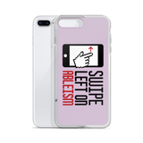 Swipe Left on Ableism (Pink iPhone Case)