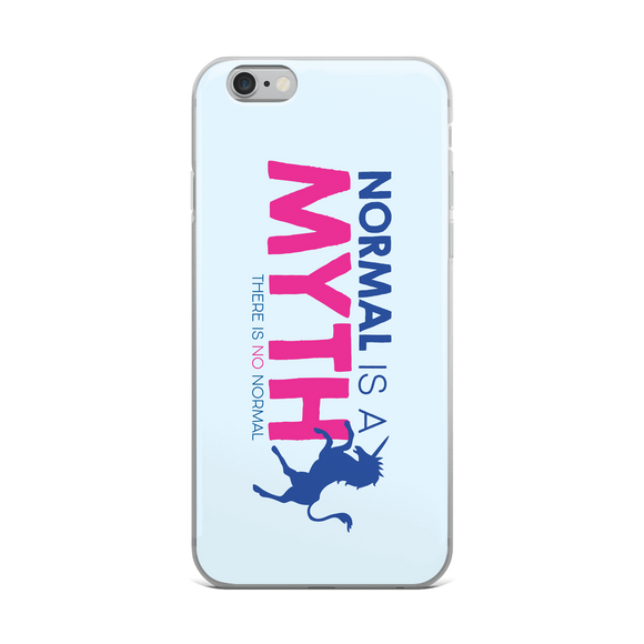iPhone case normal is a myth unicorn peer pressure popularity disability special needs awareness inclusivity acceptance activism