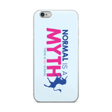 iPhone case normal is a myth unicorn peer pressure popularity disability special needs awareness inclusivity acceptance activism