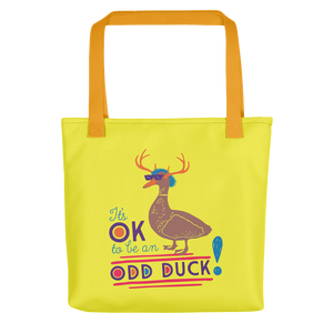 tote bag It’s OK to be an odd duck Raising Dion Esperanza fan Netflix Sammi Haney different bird