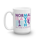 Normal is a Myth (Mermaid & Unicorn) Mug