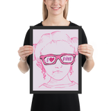 I Love Pink (Esperanza - Raising Dion) Framed Poster Various Sizes