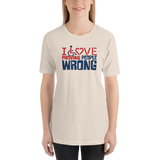 I Love Proving People Wrong (Unisex Light Color Shirts)