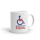 Different but Equal (Disability Equality Logo) Mug