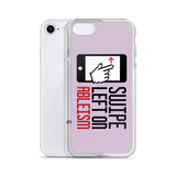 Swipe Left on Ableism (Pink iPhone Case)