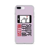 Swipe Left on Ableism (Pink iPhone Case)