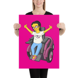 Esperanza From Raising Dion (Yellow Cartoon) D.D.N.E.L. Poster