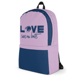 Love Sees No Limits (Halftone Design, Backpack)