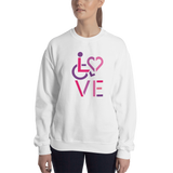 LOVE (for the Special Needs Community) Sweatshirt Stacked Design 2 of 3