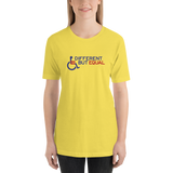 Different but Equal (Disability Equality Logo) Design 2 Unisex Shirt