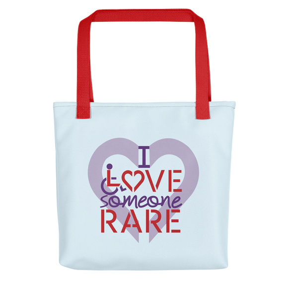 tote bag I Love Someone with a Rare Condition medical disability disabilities awareness inclusion inclusivity diversity genetic disorder