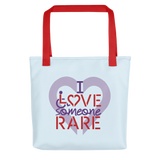 tote bag I Love Someone with a Rare Condition medical disability disabilities awareness inclusion inclusivity diversity genetic disorder