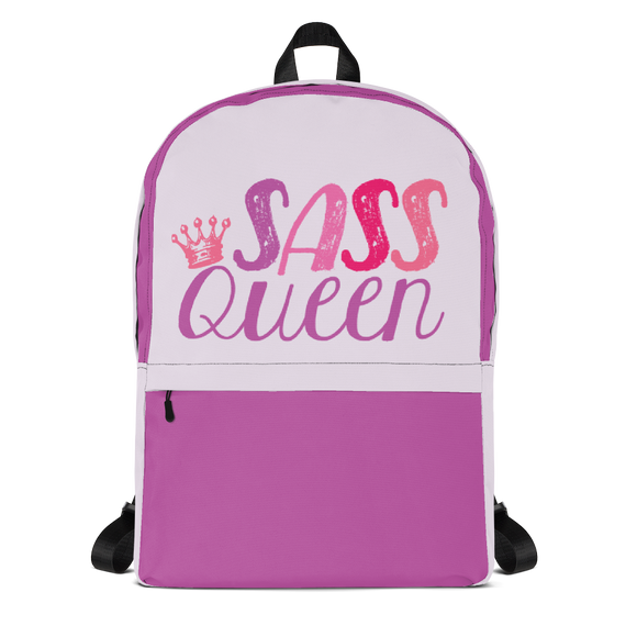 school backpack Sass Queen Fan Sammi Haney Esperanza Netflix Raising Dion sassy wheelchair pink glasses disability osteogenesis imperfecta