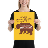 Never Underestimate the power of a Special Needs Mama Bear! Poster