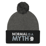 Normal is a Myth (Unicorn) Pom-Pom Beanie