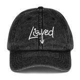 Loved Arrow (I am Loved) Vintage Cotton Twill Cap
