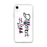 Different Does Not Equal Less (As Seen On Netflix’s Raising Dion) White iPhone Case
