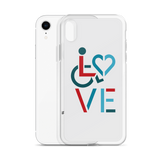 LOVE (for the Special Needs Community) iPhone Case Stacked Design 3 of 3
