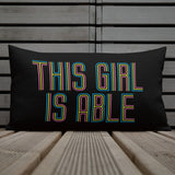 This Girl is Able (Pillow)