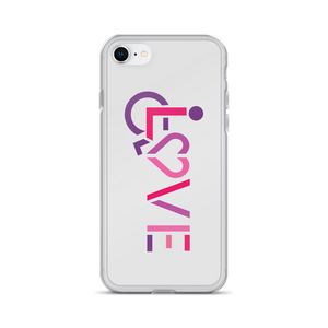 iPhone case showing love for the special needs community heart disability wheelchair diversity awareness acceptance disabilities inclusivity inclusion