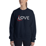 LOVE (for the Special Needs Community) Sweatshirt Dark Colors