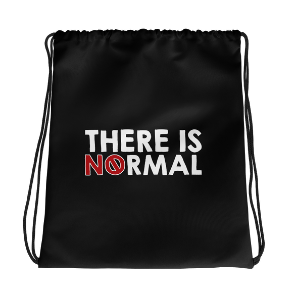 drawstring bag there is no normal myth peer pressure popularity disability special needs awareness diversity inclusion inclusivity acceptance activism