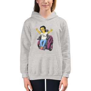 kid's hoodie Not All Actor Use Stairs yellow cartoon Raising Dion Esperanza Netflix Sammi Haney ableism disability rights inclusion wheelchair actors disabilities actress