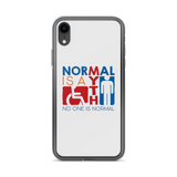 Normal is a Myth (Sign Icons) iPhone Case