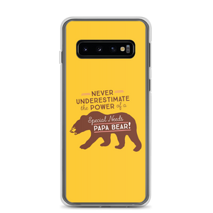 Samsung case Never Underestimate the power of a Special Needs Papa Bear! dad father parent parenting man male