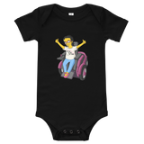 Esperanza From Raising Dion (Yellow Cartoon) Not All Actors Use Stairs Baby Onesie