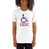 Different but Equal (Disability Equality Logo) Unisex Shirt Light Colors