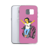 Esperanza From Raising Dion (Yellow Cartoon) Not All Actors Use Stairs Pink Samsung Case