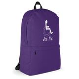 See Me (Not My Disability) Purple Backpack