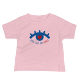 baby Shirt love sees no limits luv heart eye disability special needs expectations future