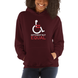 Different but Equal (Disability Equality Logo) Hoodie Dark Colors