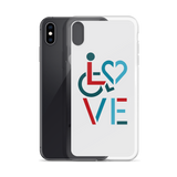 LOVE (for the Special Needs Community) iPhone Case Stacked Design 3 of 3