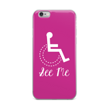 See Me (Not My Disability) Pink iPhone Case