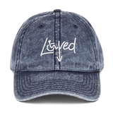 Loved Arrow (I am Loved) Vintage Cotton Twill Cap