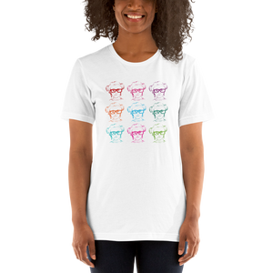 Shirt 9 Different Colored Faces of Sammi Haney Esperanza Netflix Raising Dion fan sassy wheelchair pink glasses disability osteogenesis imperfecta OI