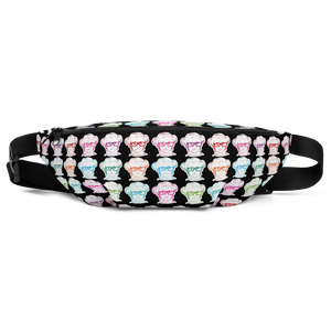 fanny pack print all over Different Colored Faces of Sammi Haney Esperanza Netflix Raising Dion fan sassy wheelchair pink glasses disability osteogenesis imperfecta OI